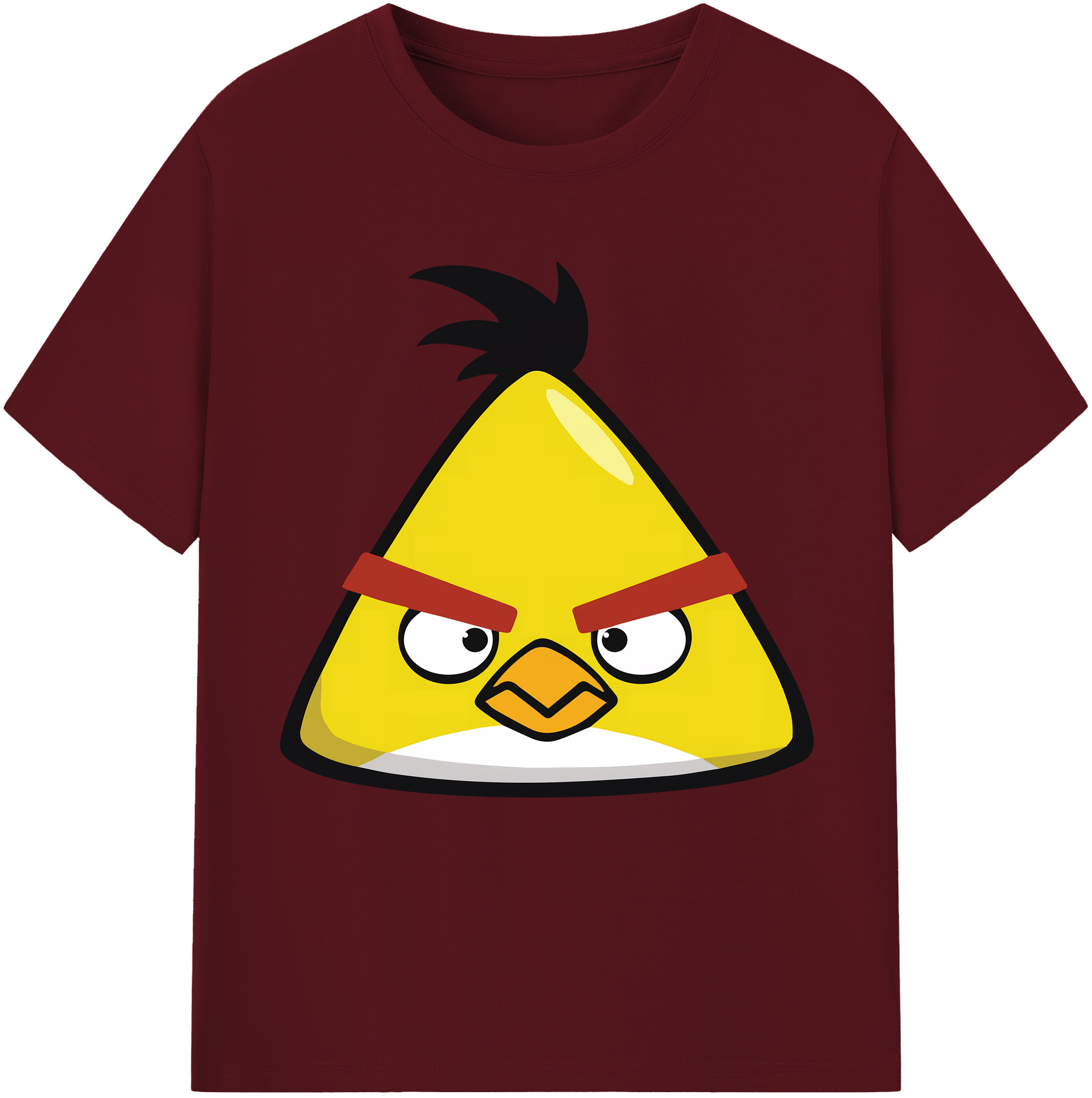 （画像用） Angry Birds アングリーバード 綿100％半袖Tシャツ（フロントプリント）